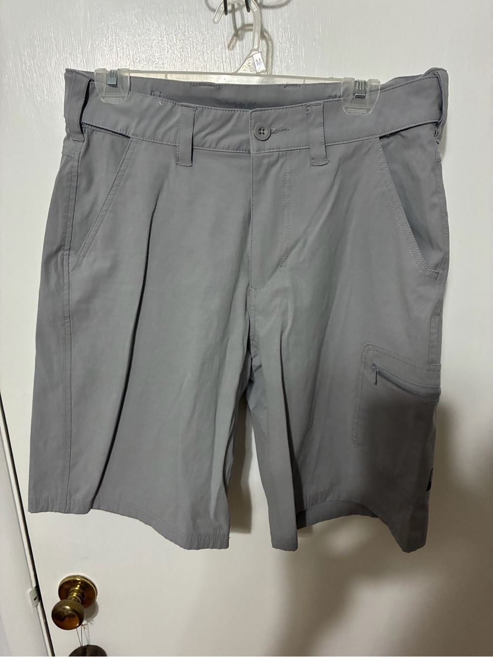 Huk Men's Light Gray Cargo Shorts